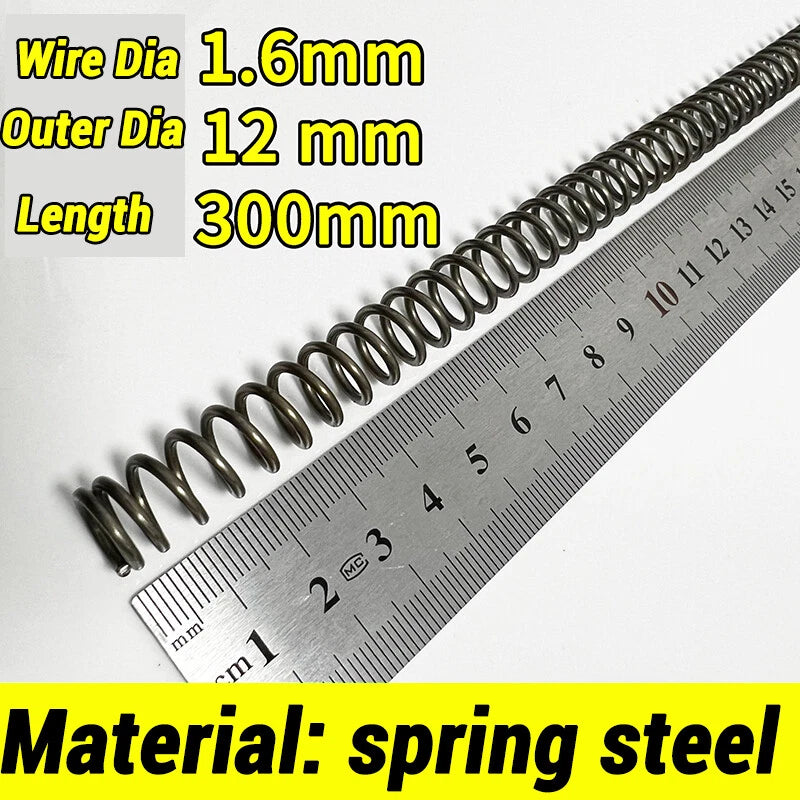 Compression Spring Various Size 2-60mm Diameter & 300mm Length Pressure Small