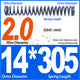 Length 305mm Compression Spring Pressure Springs OD 3-60mm Wire Dia 0.3mm-6.0mm