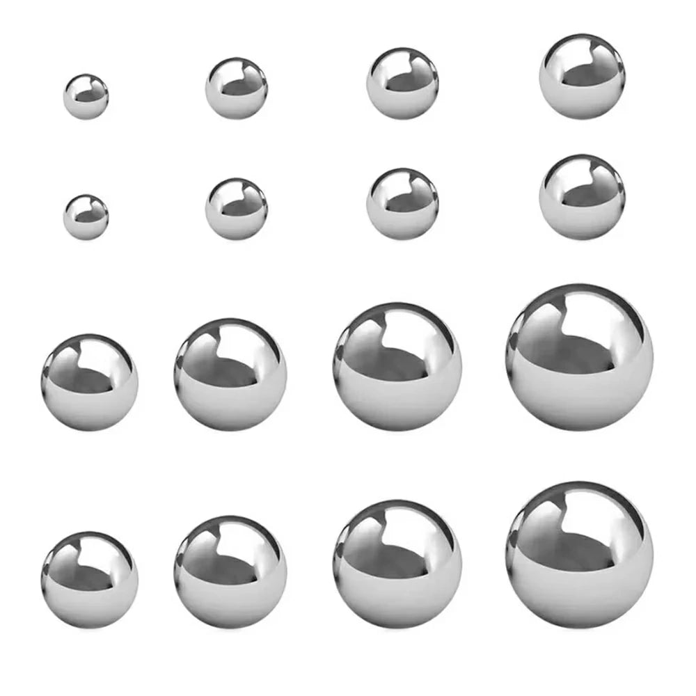 10Pcs Bearing Steel Ball High Precision Solid Balls Smooth Iron Beads 1mm - 30mm - HomeDIYer