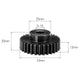 Mod 1.5 Steel Spur Gear 20 Teeth Bore 5mm-15mm Transmission Pinion with Keyslot