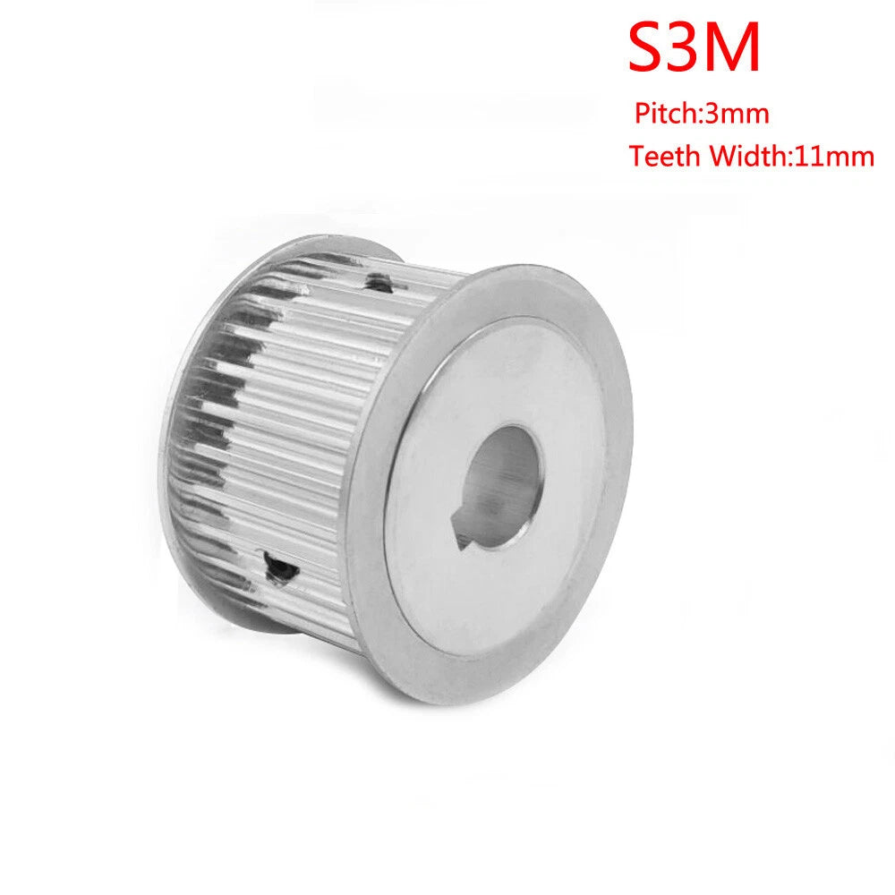 S3M 18-80T Timing Belt Pulley Pitch 3mm AF-type With Keyway CNC Drive Width 11mm