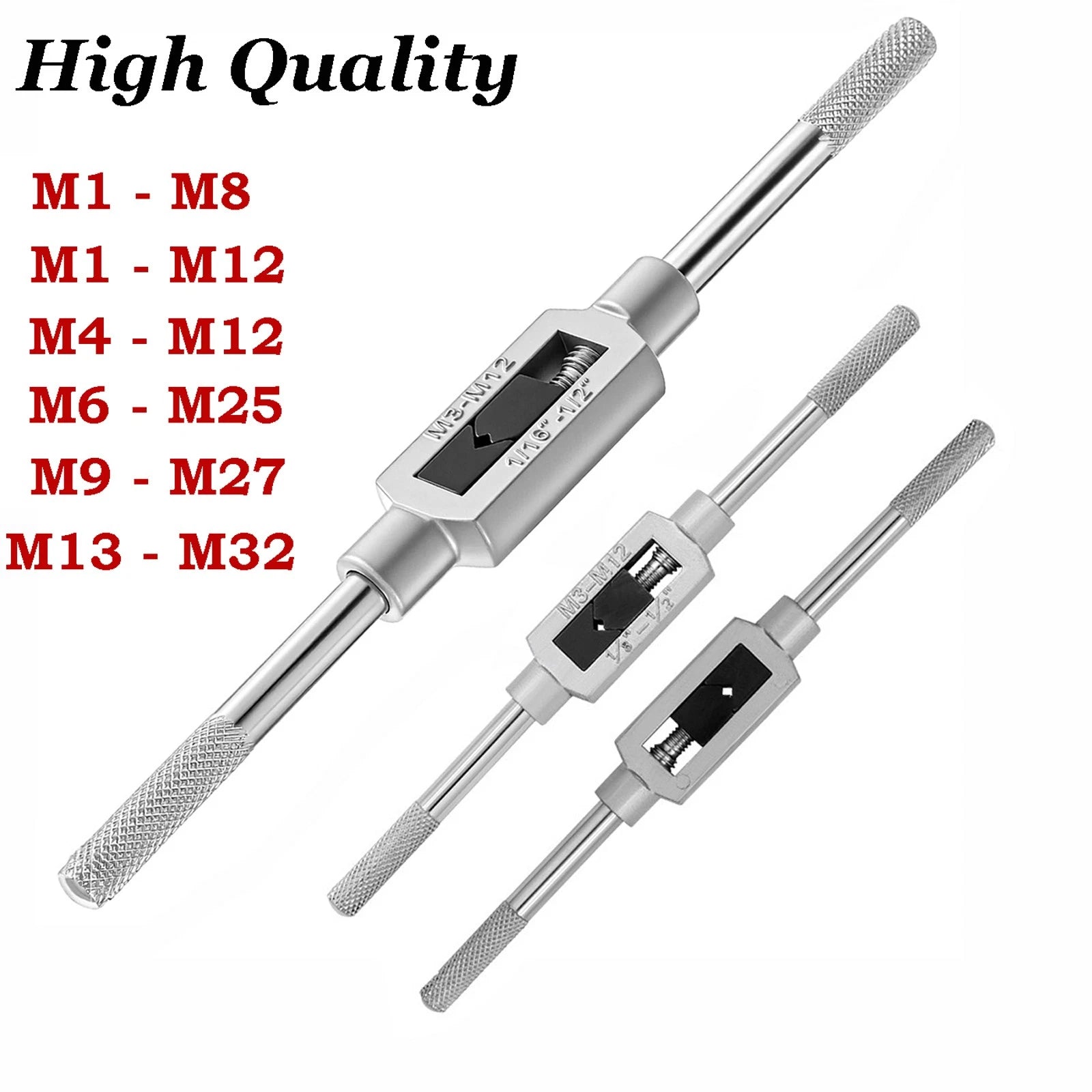 Tap Wrench Top Quality, Holder For Use With Hss Hand Taps/Sets From Tool M1 -M27