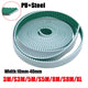 Open End Polyurethane Timing Belt — HTD 3M 5M 8M / S3M S5M S8M / XL | Steel Wire Reinforced | 10–40mm Wide
