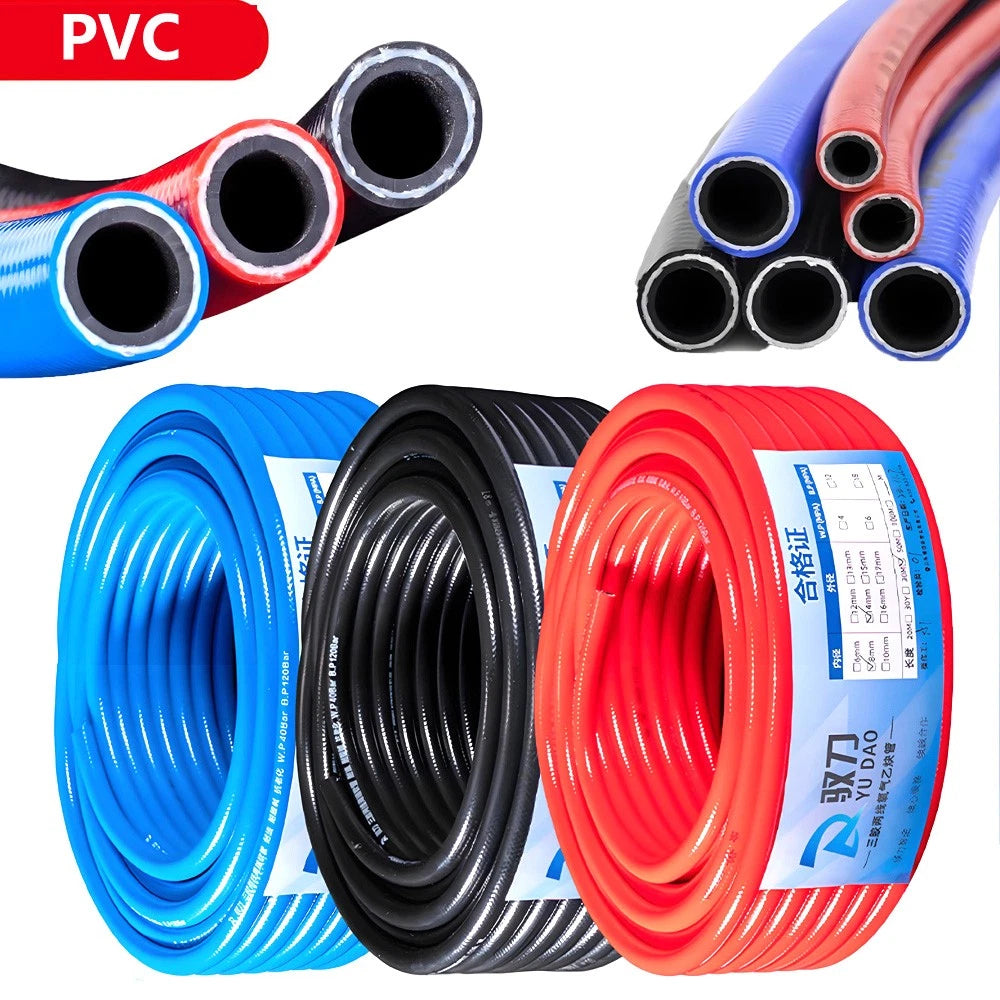PVC Flexible Hose Pipe — Air Water Oil Fuel Petrol Tube, High Voltage Explosion-Proof
