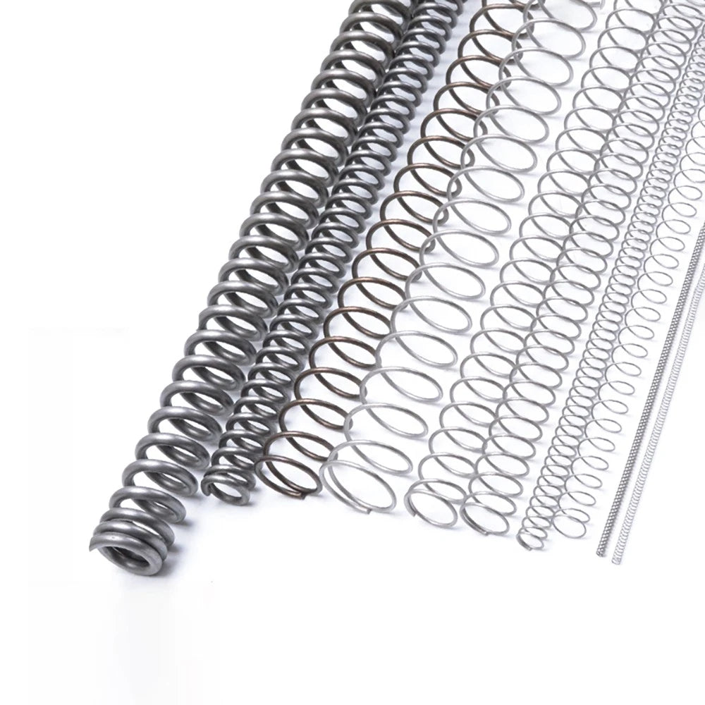 Spring Steel Compression Spring, 0.3-4.5mm Wire Dia, 300mm Length, Spiral Spring