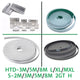 Open Ended Timing Belt — PU + Steel Wire Core, HTD/S/XL/T Profile, for CNC & 3D Printer