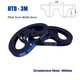 HTD 3M Pitch Closed Loop Timing Belt — 6mm Wide Rubber Synchronous Drive Belt