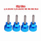 Knurled Thumb Screws – Aluminum & Stainless Steel, Sky Blue Anodized | M5 M6 M8 M10 / 1/4-20 3/8-16