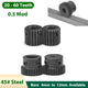0.5 Mod Pinion Gear 45# Steel Spur Gears with Step Transmission Gear 20-60 Teeth