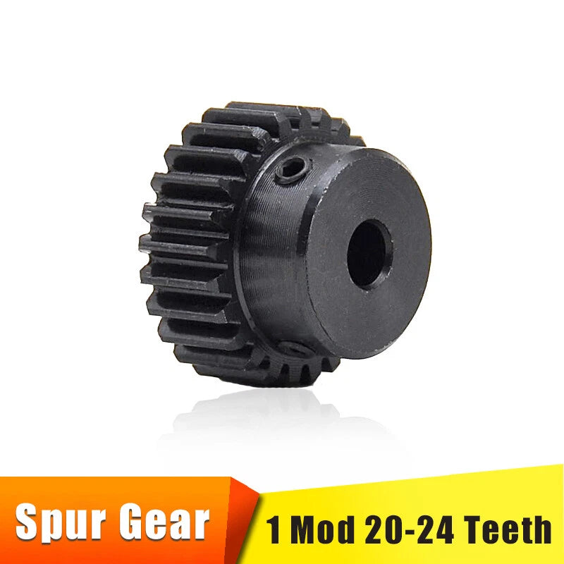 1 Mod 20-24 Teeth Spur Gears Transmission Gear With Step Motor Pinion Gears