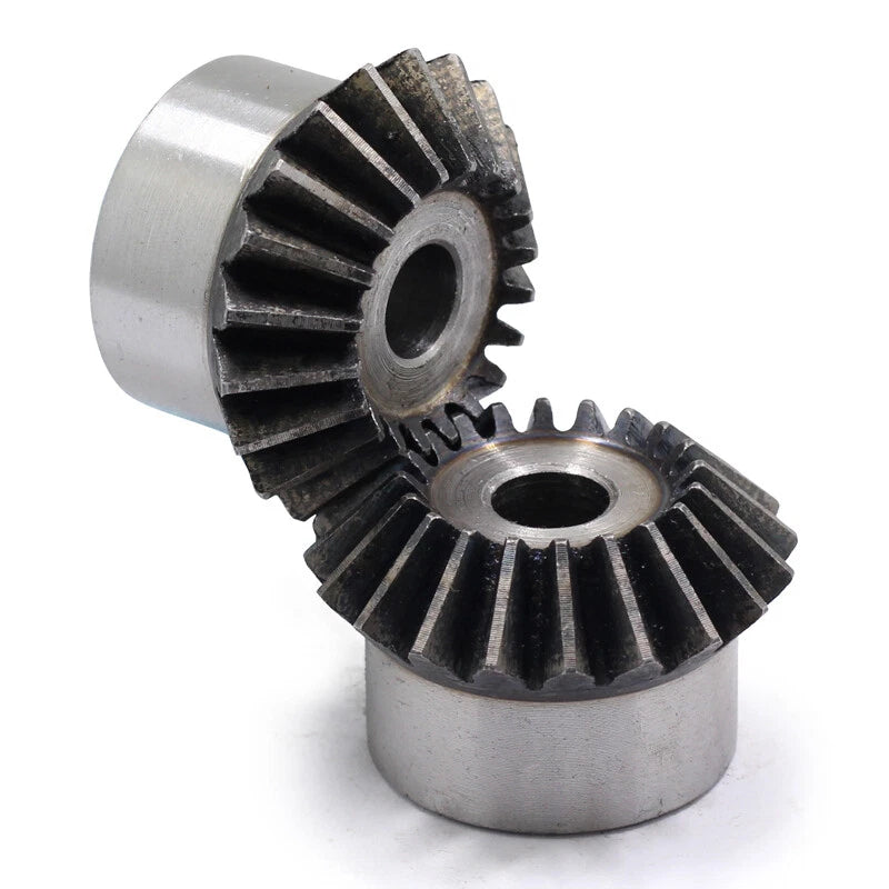 Bevel Gear 1-6 Mod 15T-40T 1:1 Ratio Hardened Teeth Technology Bore 45# Steel