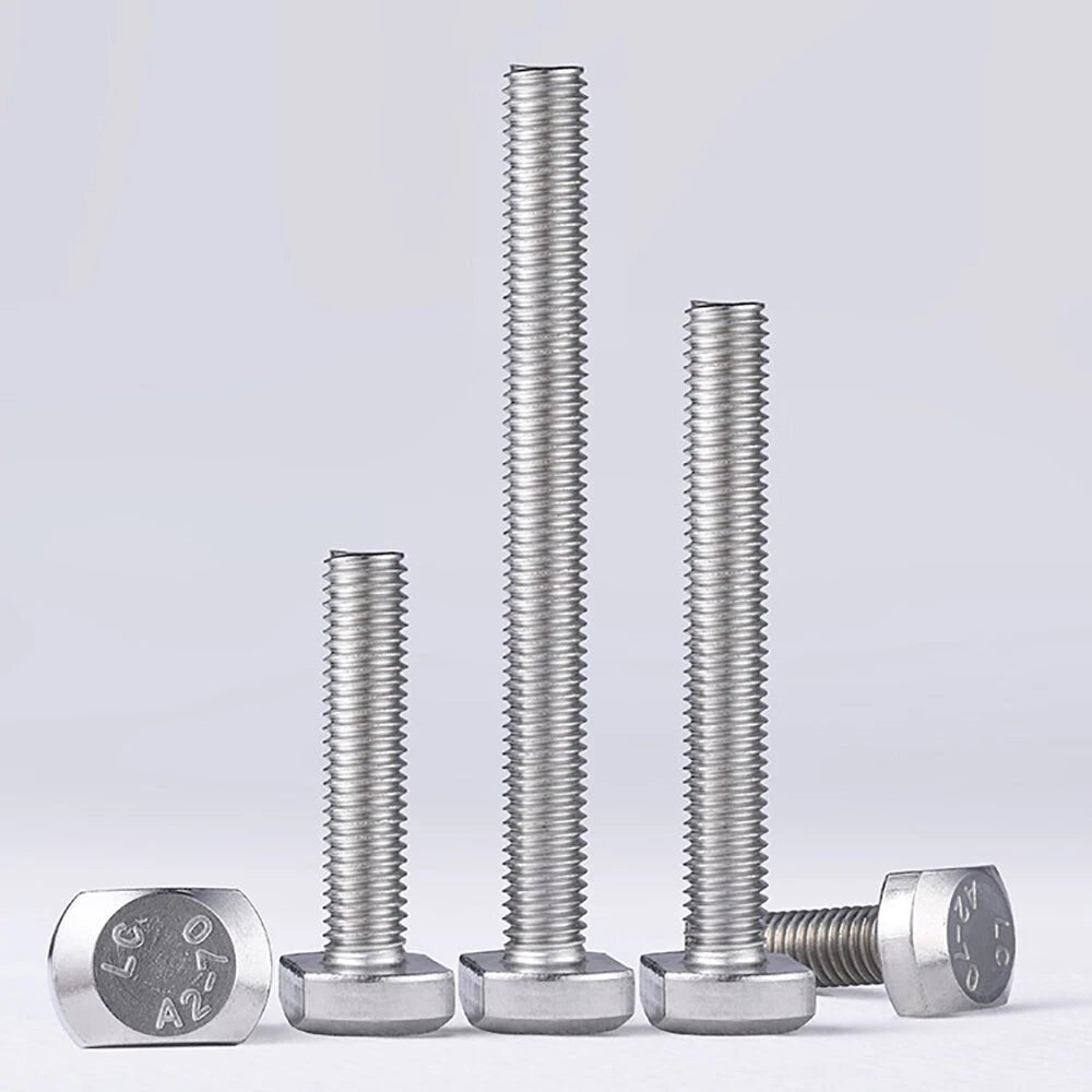 T - Slot T - Head Bolts M5 M6 | A2 Stainless Steel Hammer Screws for Aluminum Extrusion - HomeDIYer