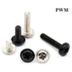 Flanged Button Head Phillips Machine Screws — M1.4 to M4, Nickel Plated or Black