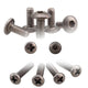 M1.6 M2 M3 M4 Button Head Machine Screws – Phillips & Hex Socket Combo Drive, Stainless Steel