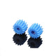Blue Spur Gear 15 Tooth Module 2.3mm 3.17mm Pinion Motor Gear Flat Plastic Blue