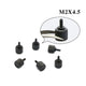 M2 x 4.5mm Stepped Knurled Thumb Screws – Hand Tighten Bolts for Instrument Adjustment