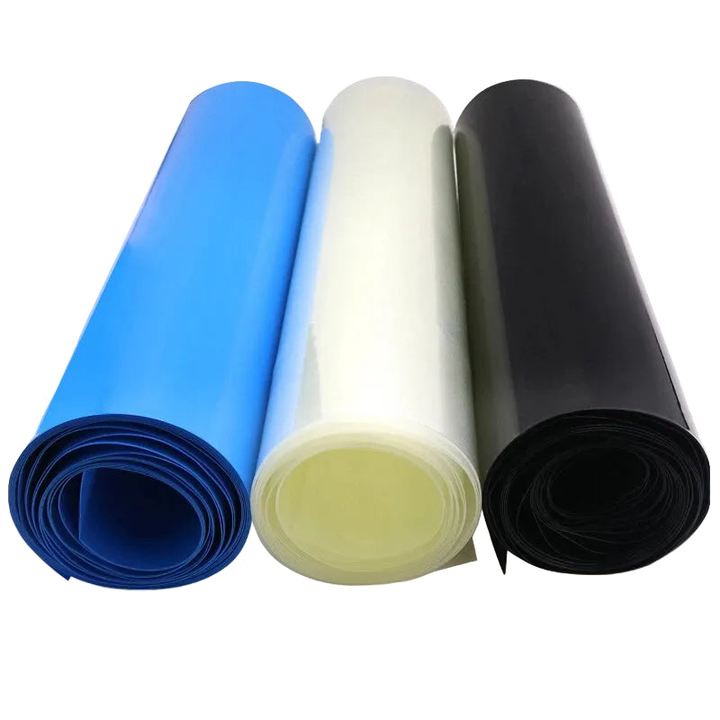 300mm Flat Width PVC Heat Shrink Tubing for Battery Pack Wrap & Insulation Sleeve
