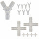 Plastic Hose Barb Connector — 3-Way, 4-Way & Hexagonal Fitting | Φ2.4–15.8mm