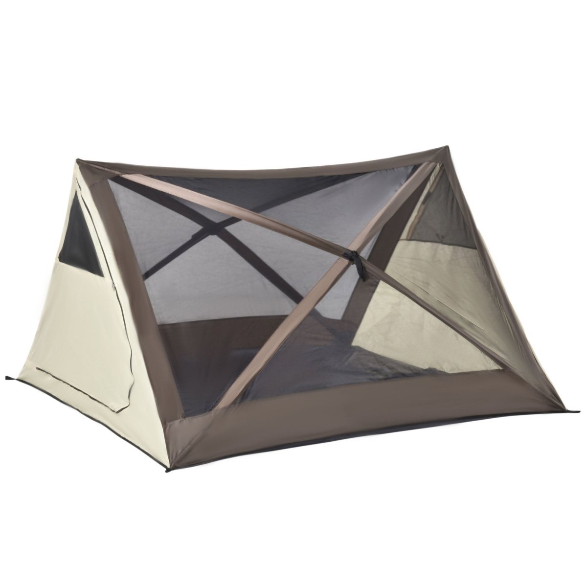 2 - 3 People Pop Up Camping Tent Waterproof Automatic Instant Tent Portable Cabana Beach Tent with Rainfly, Carry Bag, Windows and Doors, Outdoor Camping Hiking Indoor - HomeDIYer