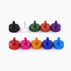 M3 Aluminum Knurled Thumb Screws – Flat Head, Anodized Colors, 6/8/10mm