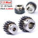 1.5 Mod 45# Steel Spur Gear 10-27T Bore 6-18mm Pinion Gear with Step Motor Gear