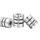 Servomotor Flexible Shaft Couplings Aluminium D82 Double Diaphragm CNC Coupler