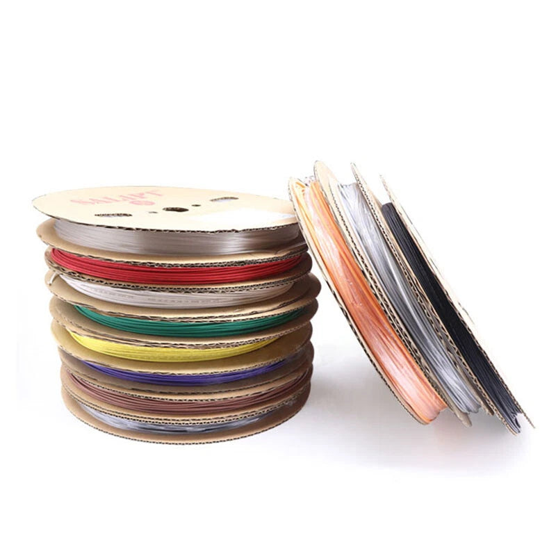 Heat Shrink Tubing 2:1 Ratio — φ11mm to φ45mm, 7 Colors, 1M & 5M