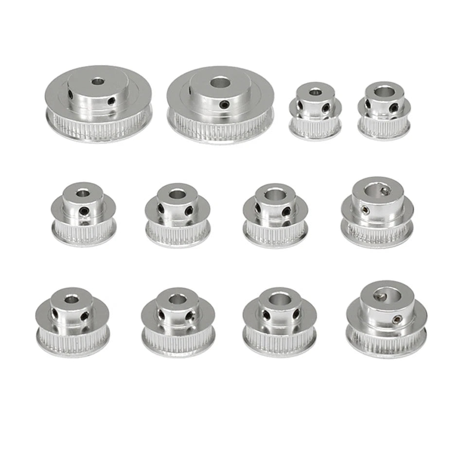 GT2 30/36/40/60T Timing Pulley 5-10mm Bore 6mm Belt Width For 3D Printer Reprap