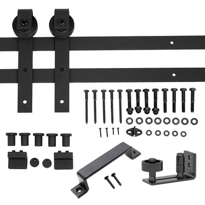 Sliding Barn Door Hardware Kit 6.6FT | Fits 24