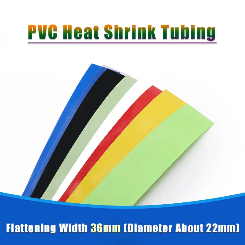 36mm PVC Heat Shrink Tubing — Battery Sleeve & Wire Wrap Protector