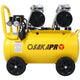 2.5 HP Silent Air Compressor 13 Gallon, Oil-Free, Electric Shop Air Compressor Portable,Lightweight with Wheels, 70 dBA Noise Level, with Automatic Drain Valve,Yellow