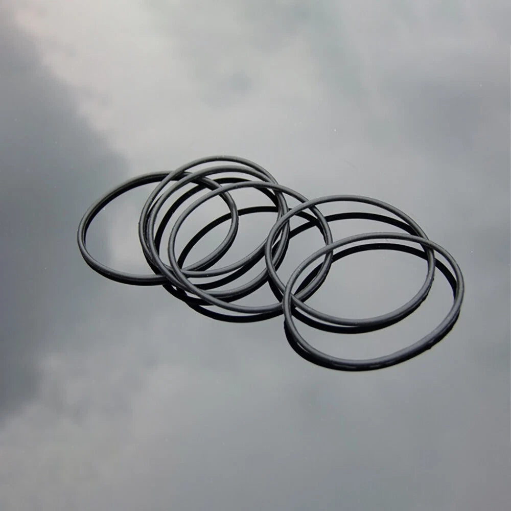 10pcs Silicone Rubber Round Belts for Pulley Drive Systems