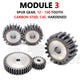 Module 3 Spur Gear C45 Steel 12 - 120 Tooth Hardened Motor Pinion Cogwheel Flat