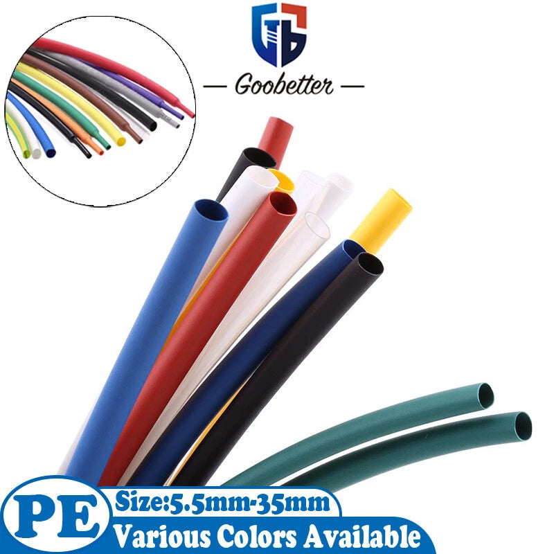 2:1 Heat Shrink Tubing – Dual-Wall Cable Sleeving, 5.5mm to 35mm, 7 Colors
