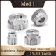 Stainless Steel Spur Mod 1 Gears Pinion Gear Motor Gear, 15-30 Teeth 5-17mm Bore