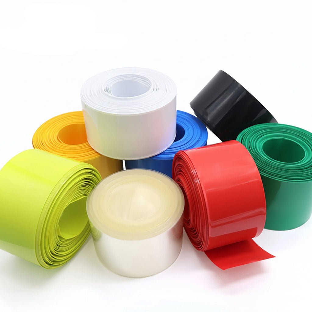 PVC Heat Shrink Tubing for RC Battery Packs — 9mm to 23mm Flat Width, 8 Colors - HomeDIYer