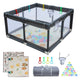 47" * 47" Baby Playard Cloth Playpen Removable Enclosures for Indoor and Outdoor Use Care for Children and Pets