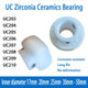 UC Metric Zirconia Ceramics Self Lube Bearing Inserts Bearings UC 203 - UC 210