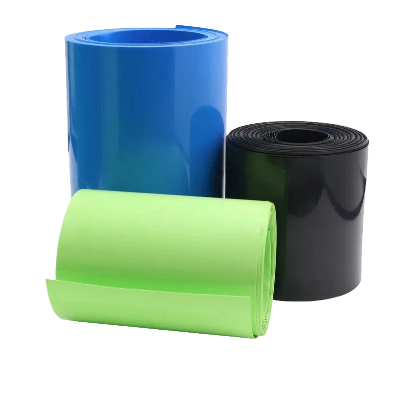 210mm Flat Width PVC Heat Shrink Tubing for Battery Packs — Insulation Sleeve