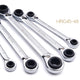 1× Four Sizes In One Ratchet Wrench 8-24mm Quick Spanner Wrench Auto Repair Tool