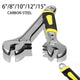 Heavy Duty Adjustable Spanner Wrench Hand Tools 6"/8"/10"/12"/15" Carbon Steel