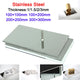 Stainless Steel Sheet Bright Polish Thick 1mm, 1.5mm, 2mm Many Sizes Grade 304