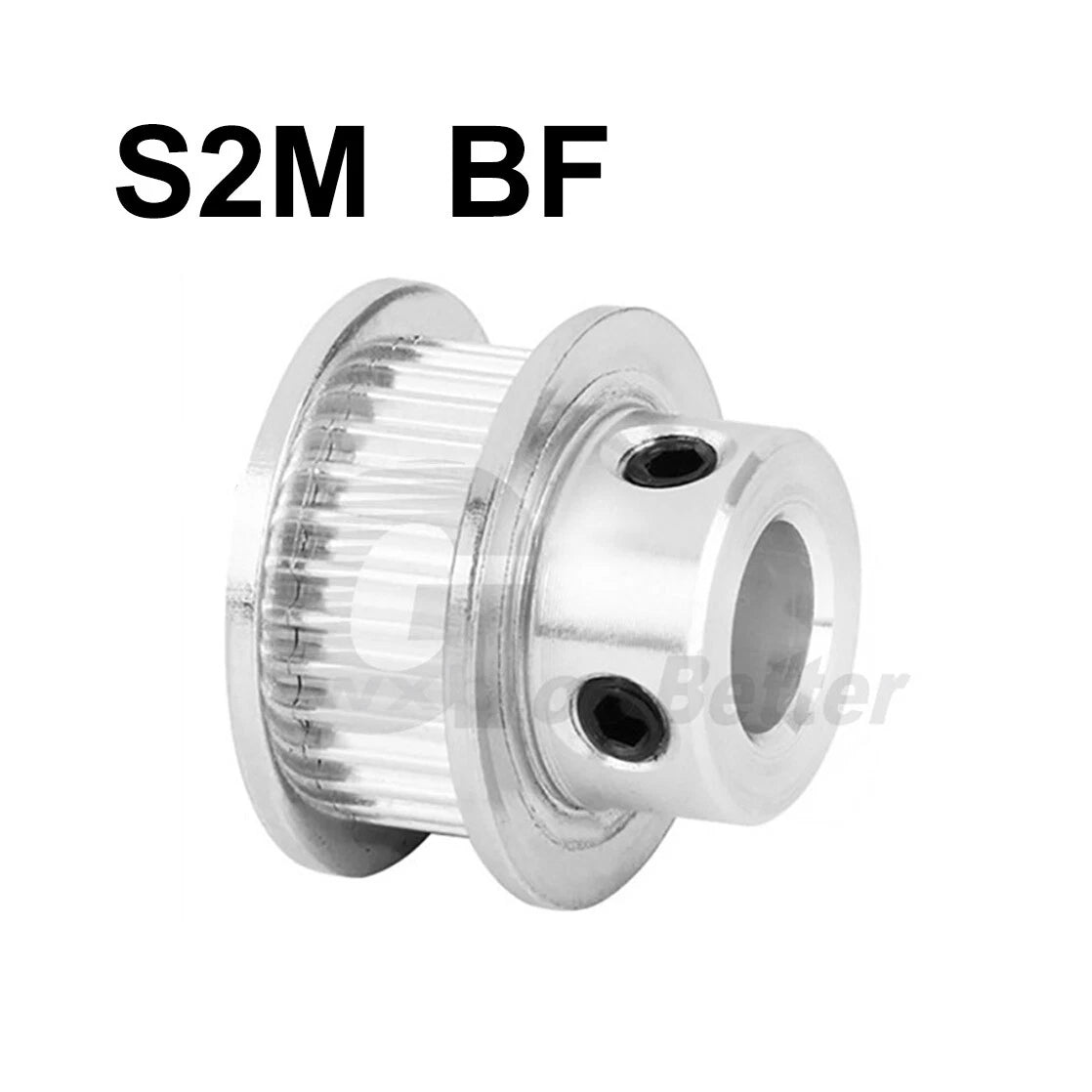 S2M 10mm Timing Belt Smooth Tooth Drive Pulley 70T 72T~80T Bore=5mm~25mm w Step