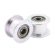 1Pcs Timing Belt Drive Pulley 5M20T Smooth Idler Pulley Bore 6mm For 15mm Belt