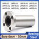 LMF6LUU 6 mm - LMF50LUU 50 mm Round Flange Router Shaft Linear Bushing Bearings