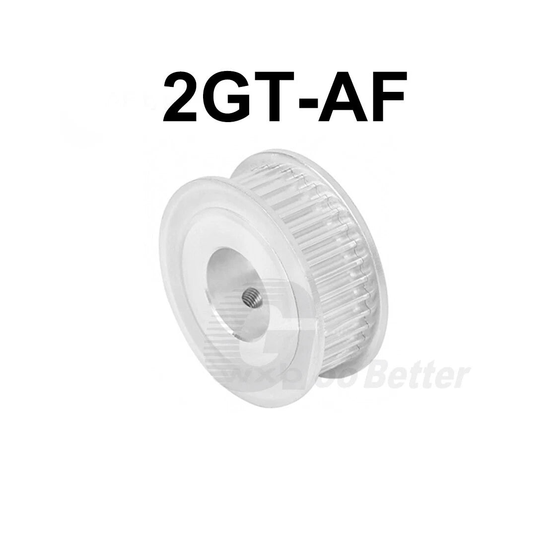 2GT 6mm Timing Belt Smooth Tooth Drive Pulley 20T 22T 24T~28T Bore=3mm~12.7mm