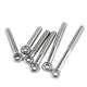 Stainless Steel Eye Bolts M5–M20 | DIN 444 Threaded Ring Bolt for Wire Rope & Catenary Hanging