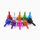 UNC 6#-32 x 12mm Flat Head Aluminum Thumb Screws — 10 Colors, Anodized Knurled