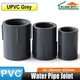 PVC Nipple Bsp Female Threaded Pressure Fittings Pipe Fitting ID 20mm~63mm Grey