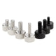 M1.6–M5 Cheese Head Knurled Thumb Screws | Hand Knob Bolts | 10 Pcs